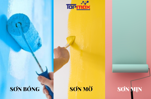 Nên chọn sơn bóng, sơn mờ hay sơn mịn trong nhà