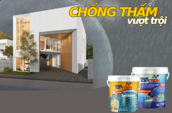 sơn chống thấm tốt nhất mùa mưa bão